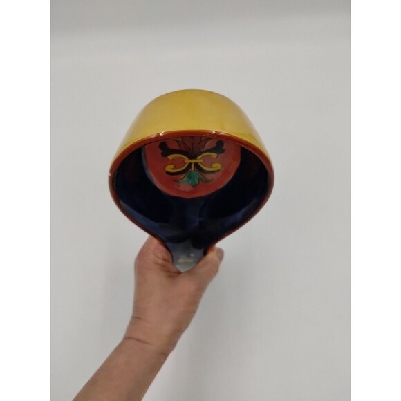 Mexican Talavera Large Spoon Rest 10" Bright Colors - Picture 5 of 10